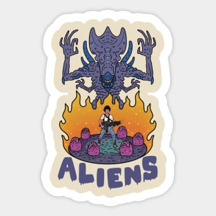 Aliens Sticker